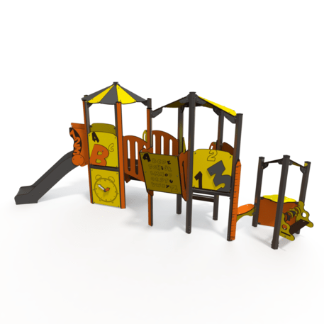 Žaidimų aikštelių kompleksas vaikams nuo 2 metų amžiaus – kolekcija 'MINI / MBG-2283_MI 09-2079-N22'