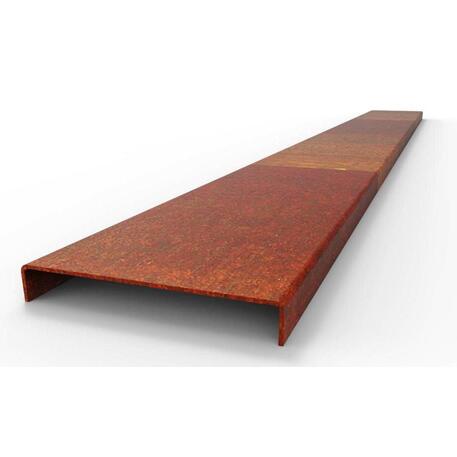 Corten plieno vejos atitvėrimo bortelis, 3 mm storio, aukštis 30-50 mm 'Premium / STF/25-15-02/MDL'