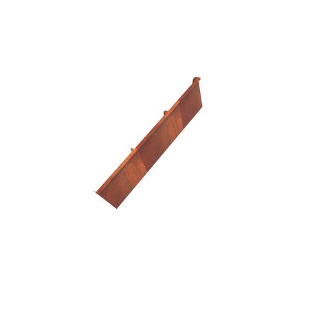 Corten plieno vejos atitvėrimo bortelis, 2;3;5 mm storio, aukštis 300 / 700 mm 'LED / Premium / STF/27-23-03/MDL'