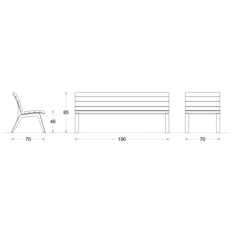 Metalinis suoliukas su atlošu, pagamintas iš Okumè medienos 'Betty_G535'