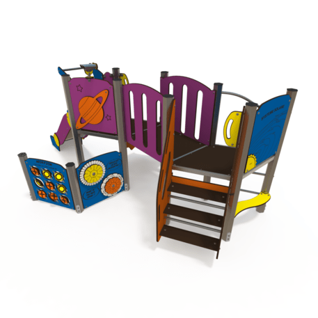 Žaidimų aikštelių kompleksas vaikams nuo 2 metų amžiaus – kolekcija 'MINI / MBG-2291_MI 09-2082-T03'
