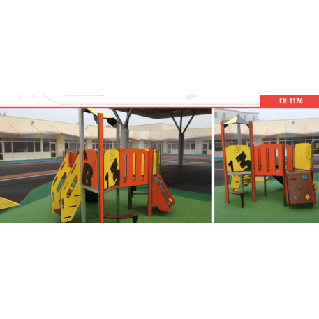 Žaidimų aikštelių kompleksas vaikams nuo 2 metų amžiaus – kolekcija 'MINI / MBG-2238_MI 09-2032-O99'