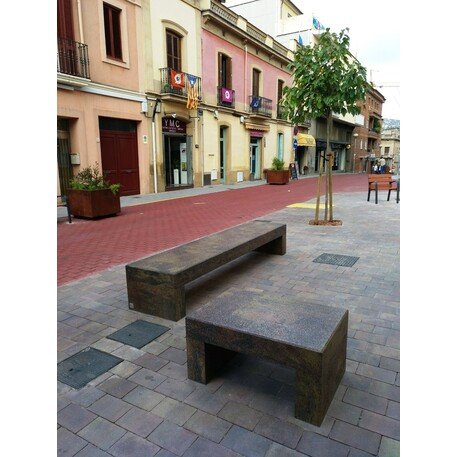 Betoninis modulinis suolas be atlošo 'Premium / Pause 262,5cm'