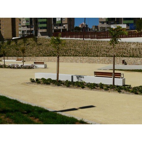 Modulinis betoninis suolas – su arba be medinės sėdimos dalies 'Premium / Basic 60 / MDL_200/240/340cm'