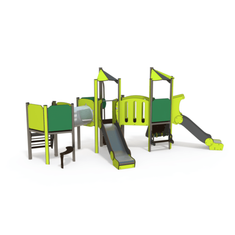 Žaidimų aikštelių kompleksas vaikams nuo 2 metų amžiaus – kolekcija 'MINI / MBG-2313_MI 09-3004-T01'