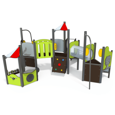 Žaidimų aikštelių kompleksas vaikams nuo 2 metų amžiaus – kolekcija 'MINI / MBG-2322_MI 09-3011-T01'