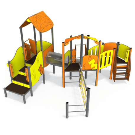 Žaidimų aikštelių kompleksas vaikams nuo 2 metų amžiaus – kolekcija 'MINI / MBG-2332_MI 09-3019-T01'