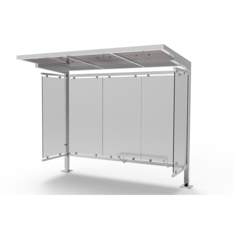 Autobusų stotelės stoginė, paviljonas 'MBG_5009 / Plaza 01'