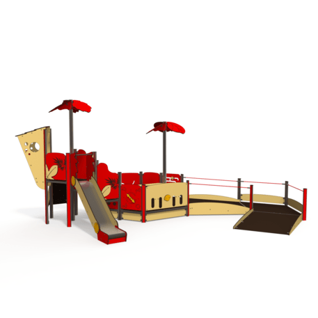 Žaidimų aikštelių kompleksas vaikams nuo 2 iki 10 metų amžiaus – kolekcija 'MAXI / MBG-2369_MA 12-1029-P03'