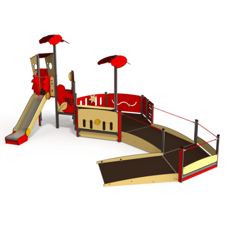 Žaidimų aikštelių kompleksas vaikams nuo 2 iki 10 metų amžiaus – kolekcija 'MAXI / MBG-2369_MA 12-1029-P03'