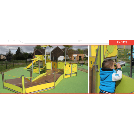 Žaidimų aikštelių kompleksas vaikams nuo 2 iki 10 metų amžiaus – kolekcija 'MAXI / MBG-2369_MA 12-1029-P03'