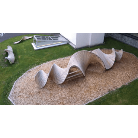 Vaikų žaidimų aikštelių įranga „Climbslide 10.0“, kolekcija Playsculptures®