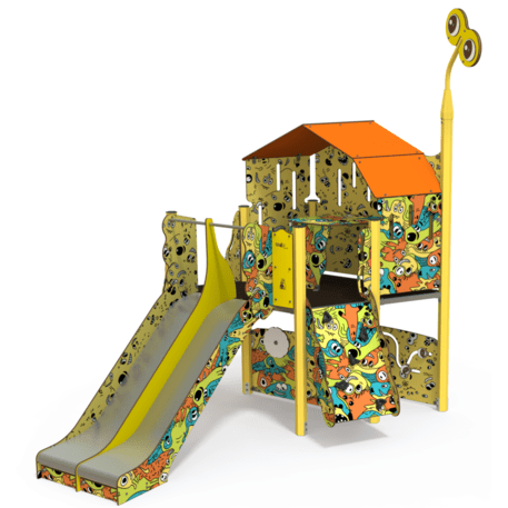 Žaidimų aikštelių kompleksas vaikams nuo 2 iki 10 metų amžiaus – kolekcija 'MAXI / MBG-2376_MA 12-1042-AB22'