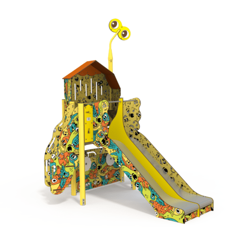 Žaidimų aikštelių kompleksas vaikams nuo 2 iki 10 metų amžiaus – kolekcija 'MAXI / MBG-2376_MA 12-1042-AB22'