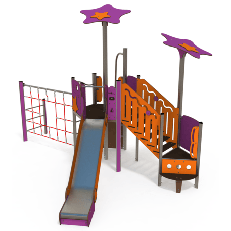 Žaidimų aikštelių kompleksas vaikams nuo 2 iki 10 metų amžiaus – kolekcija 'MAXI / MBG-2400_MA 12-2010-O18'
