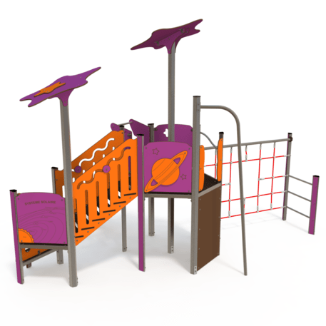 Žaidimų aikštelių kompleksas vaikams nuo 2 iki 10 metų amžiaus – kolekcija 'MAXI / MBG-2400_MA 12-2010-O18'