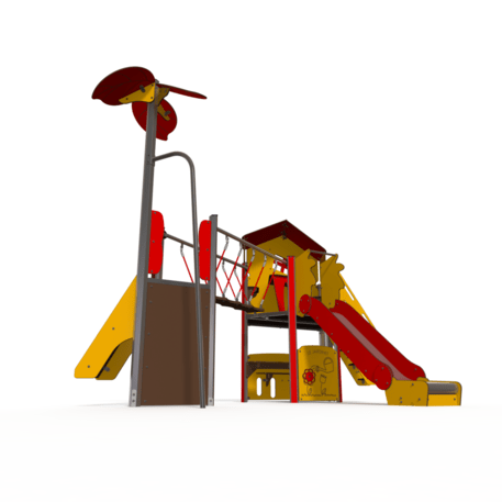 Complesso per parco giochi per bambini dai 2 anni – collezione 'MAXI / MBG-2409_MA 12-2030-P99'