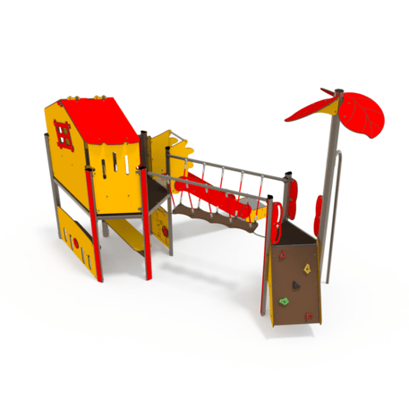 Complesso per parco giochi per bambini dai 2 anni – collezione 'MAXI / MBG-2409_MA 12-2030-P99'