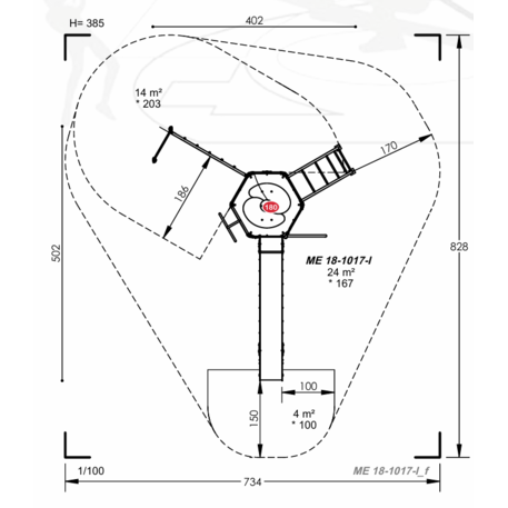 Mänguväljakute kompleks lastele vanuses 2 kuni 12 – kollektsioon 'MEGA / MBG-2526_ME 18-1017-I12'