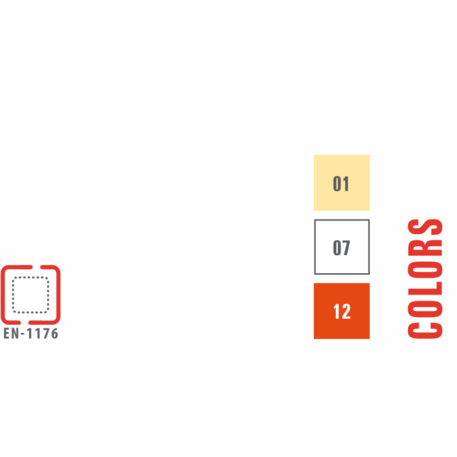 Mänguväljakute kompleks lastele vanuses 2 kuni 12 – kollektsioon 'MEGA / MBG-2526_ME 18-1017-I12'