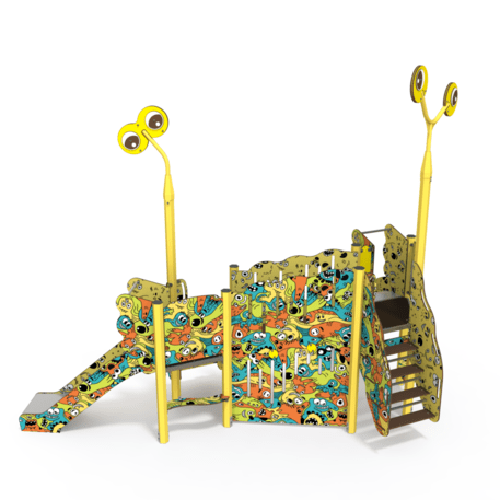 Complesso per parco giochi per bambini dai 2 anni – collezione 'MAXI / MBG-2420_MA 12-2068-AB22'