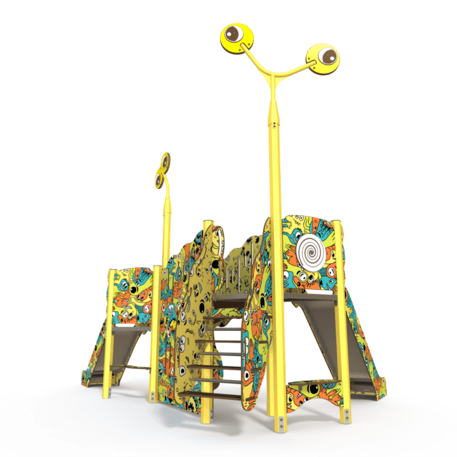 Complesso per parco giochi per bambini dai 2 anni – collezione 'MAXI / MBG-2420_MA 12-2068-AB22'