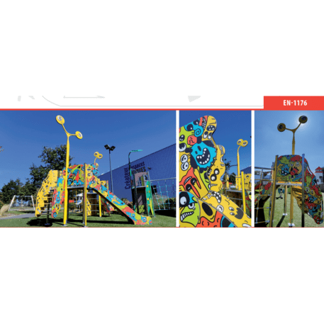 Complesso per parco giochi per bambini dai 2 anni – collezione 'MAXI / MBG-2420_MA 12-2068-AB22'