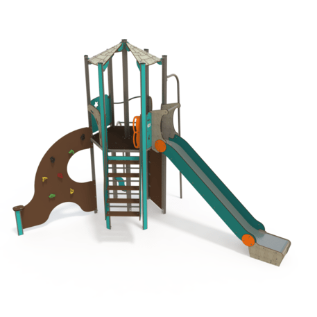 Spielplatzkomplex für Kinder von 2 bis 12 Jahren – Kollektion 'MEGA / MBG-2536_ME 18-1027-T01'