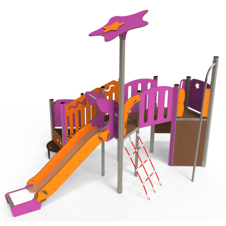 Complesso per parco giochi per bambini dai 2 anni – collezione 'MAXI / MBG-2456_MA 12-3002-O18'