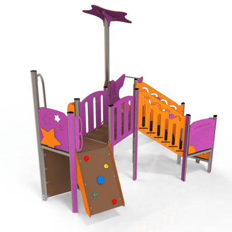 Complesso per parco giochi per bambini dai 2 anni – collezione 'MAXI / MBG-2456_MA 12-3002-O18'