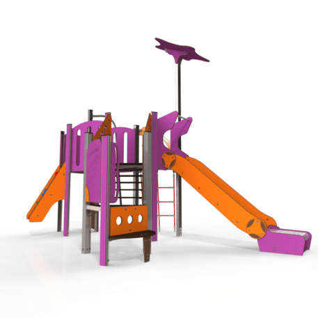 Complesso per parco giochi per bambini dai 2 anni – collezione 'MAXI / MBG-2456_MA 12-3002-O18'