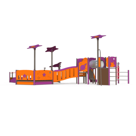 Complesso per parco giochi per bambini dai 2 anni – collezione 'MAXI / MBG-2465_MA 12-3008-O18'