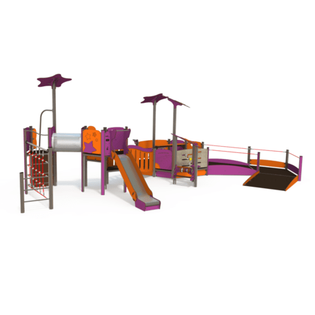 Complesso per parco giochi per bambini dai 2 anni – collezione 'MAXI / MBG-2465_MA 12-3008-O18'