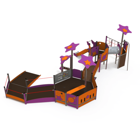 Complesso per parco giochi per bambini dai 2 anni – collezione 'MAXI / MBG-2465_MA 12-3008-O18'