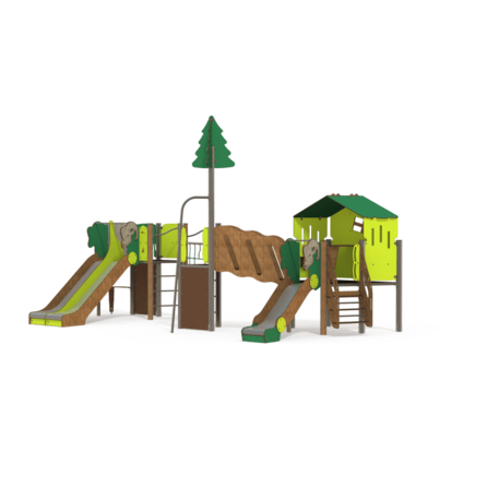 Žaidimų aikštelių kompleksas vaikams nuo 2 iki 10 metų amžiaus – kolekcija 'MAXI / MBG-2481_MA 12-3047-U19'