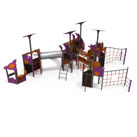 Kompleks placu zabaw dla dzieci od 2. roku życia – kolekcja 'MAXI / MBG-2507_MA 12-5004-O18'
