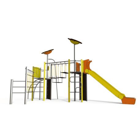 Žaidimų aikštelių kompleksas vaikams nuo 2 iki 12 metų amžiaus – kolekcija 'MEGA / MBG-2550_ME 18-2029-I99'
