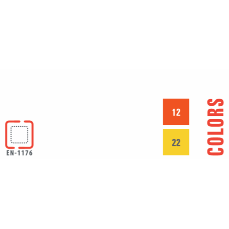 Žaidimų aikštelių kompleksas vaikams nuo 2 iki 12 metų amžiaus – kolekcija 'MEGA / MBG-2550_ME 18-2029-I99'