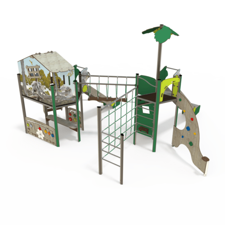 Žaidimų aikštelių kompleksas vaikams nuo 2 iki 12 metų amžiaus – kolekcija 'MEGA / MBG-2560_ME 18-2035-T01'