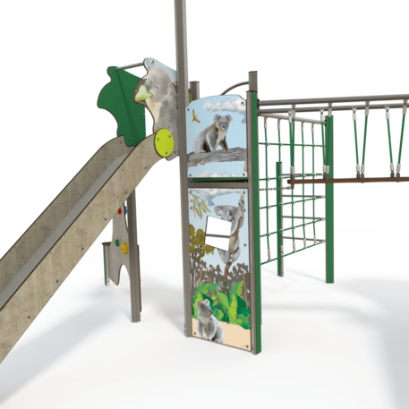 Žaidimų aikštelių kompleksas vaikams nuo 2 iki 12 metų amžiaus – kolekcija 'MEGA / MBG-2560_ME 18-2035-T01'