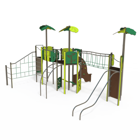 Žaidimų aikštelių kompleksas vaikams nuo 2 iki 12 metų amžiaus – kolekcija 'MEGA / MBG-2569_ME 18-3004-P15'