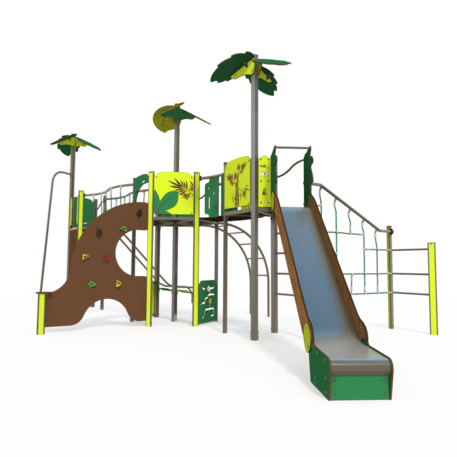 Žaidimų aikštelių kompleksas vaikams nuo 2 iki 12 metų amžiaus – kolekcija 'MEGA / MBG-2569_ME 18-3004-P15'