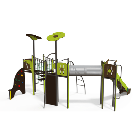 Žaidimų aikštelių kompleksas vaikams nuo 2 iki 12 metų amžiaus – kolekcija 'MEGA / MBG-2587_ME 18-3030-I15'
