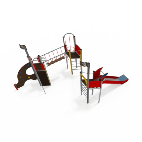 Žaidimų aikštelių kompleksas vaikams nuo 2 iki 12 metų amžiaus – kolekcija 'MEGA / MBG-2595_ME 18-3038-T01'