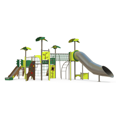 Žaidimų aikštelių kompleksas vaikams nuo 2 iki 12 metų amžiaus – kolekcija 'MEGA / MBG-2621_ME 18-4028-P15'