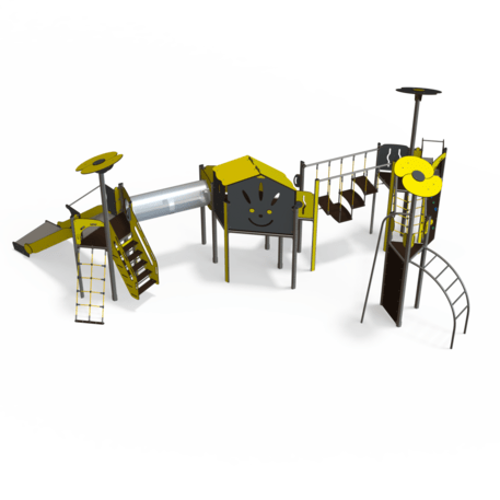 Žaidimų aikštelių kompleksas vaikams nuo 2 iki 12 metų amžiaus – kolekcija 'MEGA / MBG-2610_ME 18-4012-I22'