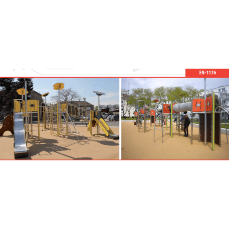 Žaidimų aikštelių kompleksas vaikams nuo 2 iki 12 metų amžiaus – kolekcija 'MEGA / MBG-2627_ME 18-5012-T01'