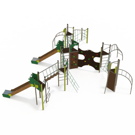Žaidimų aikštelių kompleksas vaikams nuo 2 iki 12 metų amžiaus – kolekcija 'MEGA / MBG-2632_ME 18-6001-P15'
