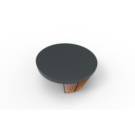 Lauko druskų kambarys (Haloterapija) su pergole ir suolais iš iroko medienos 'Premium Collection / STF/28-41-01/MDL'