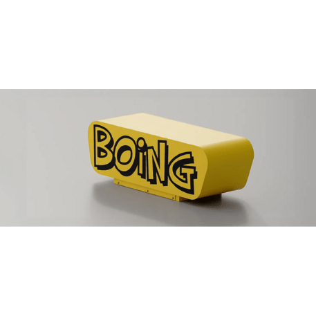 Metal bench without backrest for children’s playgrounds 'Fumettors D874'